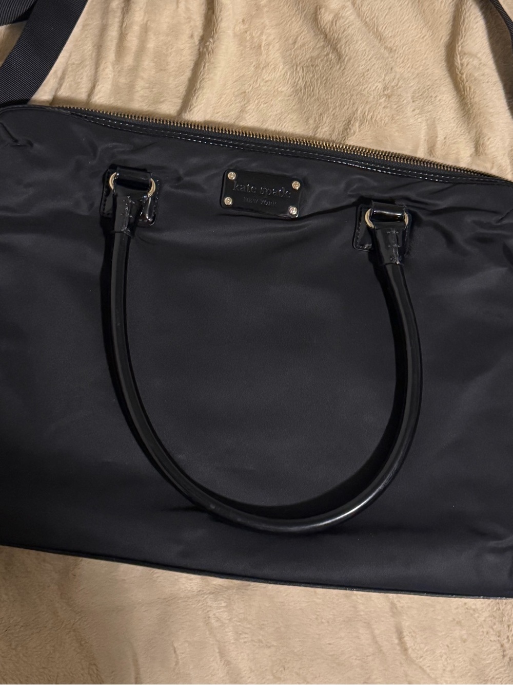 Kate Spade Black Laptop Carrying Tote Bag